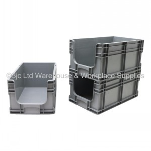 Heavy Duty Stacking Euro Box 51cm 27 Litre Open Front